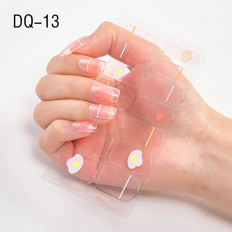 "Autocollants Nail Art Pailletés"