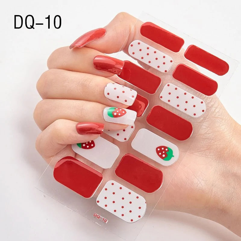 "Autocollants Nail Art Pailletés"