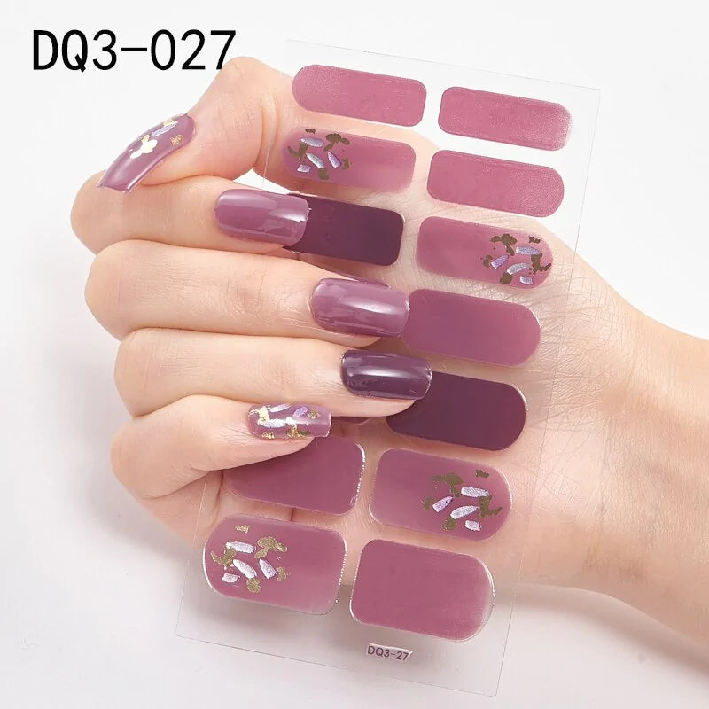 "Autocollants Nail Art Pailletés"