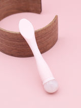 Metal Eye Massage Stick with Jade Ball - Cream Applicator &amp; Face Spoon