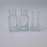 Lot de 10 Bouteilles en Verre 3 ml avec Pipette - Parfum, Huiles Essentielles & Cosmétiques