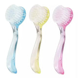 1PC Brosse Douce pour Ongles, Brosse de Nettoyage pour Gel en Art Ongulaire, Poudre et Poussière, avec Poignée en Plastique, Brosse de Soins des Ongles, Tête Ronde, Brosse de Maquillage