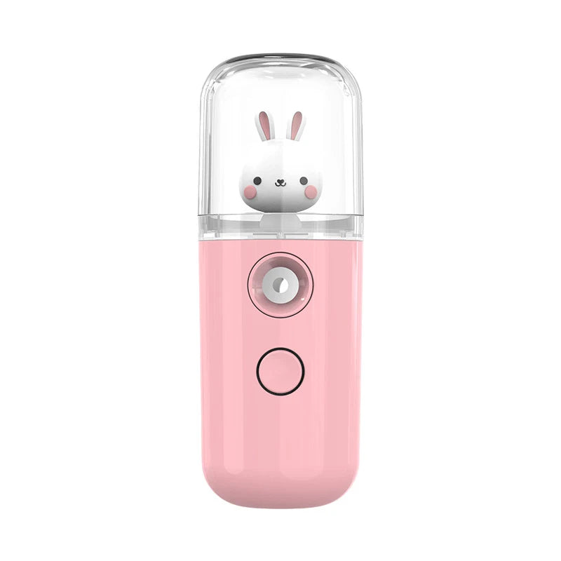 Vaporisateur Facial Miniature USB - Brumisateur Rechargeable pour Hydratation du Visage