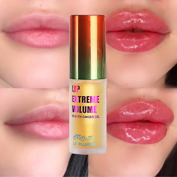 Long Lasting Lip Plumping Oil Serum - Instant Volumizing Essence, Repairs Lip Fine Lines, Increases Elasticity, Sexy Lip Balm