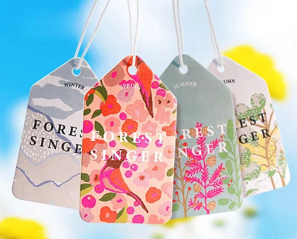 Air Freshener Four Seasons - Long-lasting Car Perfume Pendant, Aromatherapy Fragrance, 1/3/4/8PCS