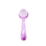 1PC Brosse Douce pour Ongles, Brosse de Nettoyage pour Gel en Art Ongulaire, Poudre et Poussière, avec Poignée en Plastique, Brosse de Soins des Ongles, Tête Ronde, Brosse de Maquillage