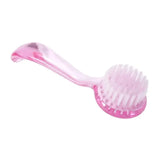 1PC Brosse Douce pour Ongles, Brosse de Nettoyage pour Gel en Art Ongulaire, Poudre et Poussière, avec Poignée en Plastique, Brosse de Soins des Ongles, Tête Ronde, Brosse de Maquillage