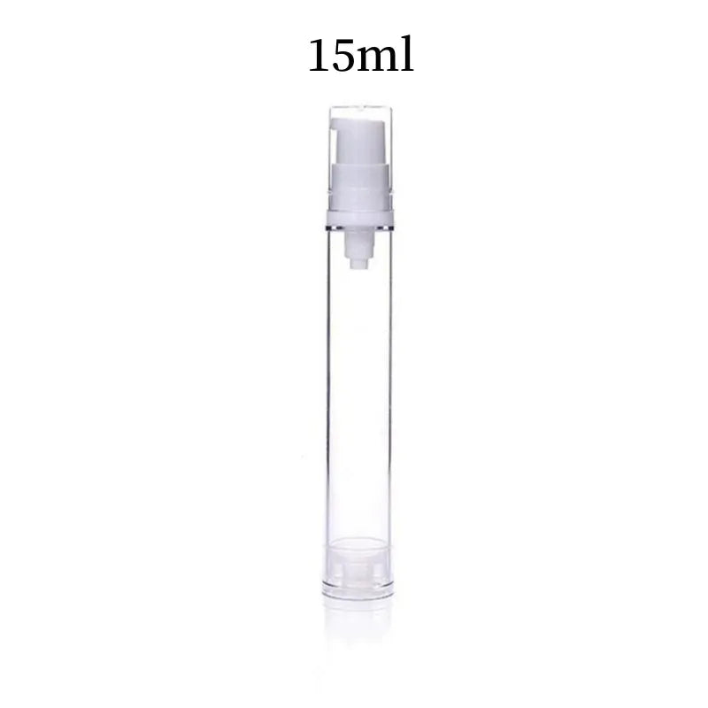 5/10/15ml Refillable Vacuum Bottle - Portable for Foundation, Lotion &amp; Cream