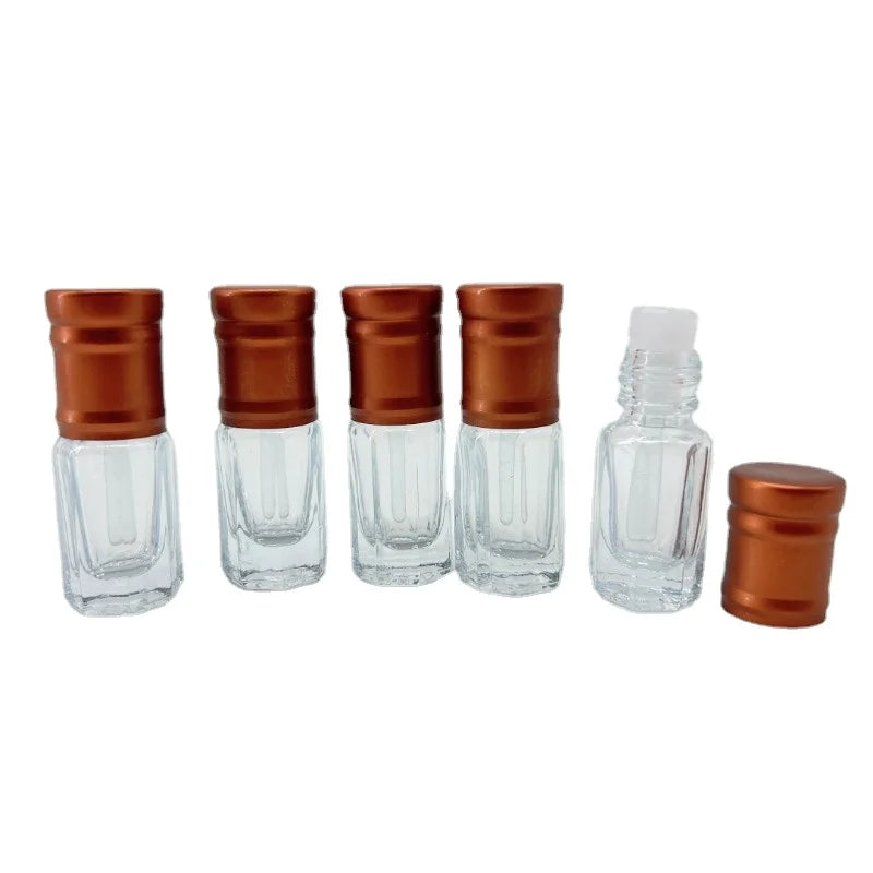 Lot de 10 Bouteilles en Verre 3 ml avec Pipette - Parfum, Huiles Essentielles & Cosmétiques