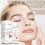 "Kit Visage Glutathion 4PCS : Blanchiment de la Peau, Hydratation, Toner, Sérum, Crème, Nettoyant – Soins de la Peau pour Femmes"