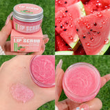 Fruit Flavor Lip Scrub - Removes Dead Skin, Reduces Lip Fine Lines, Anti-Dryness, Moisturizing, Repairing, Nourishes Lips, Lip Balm