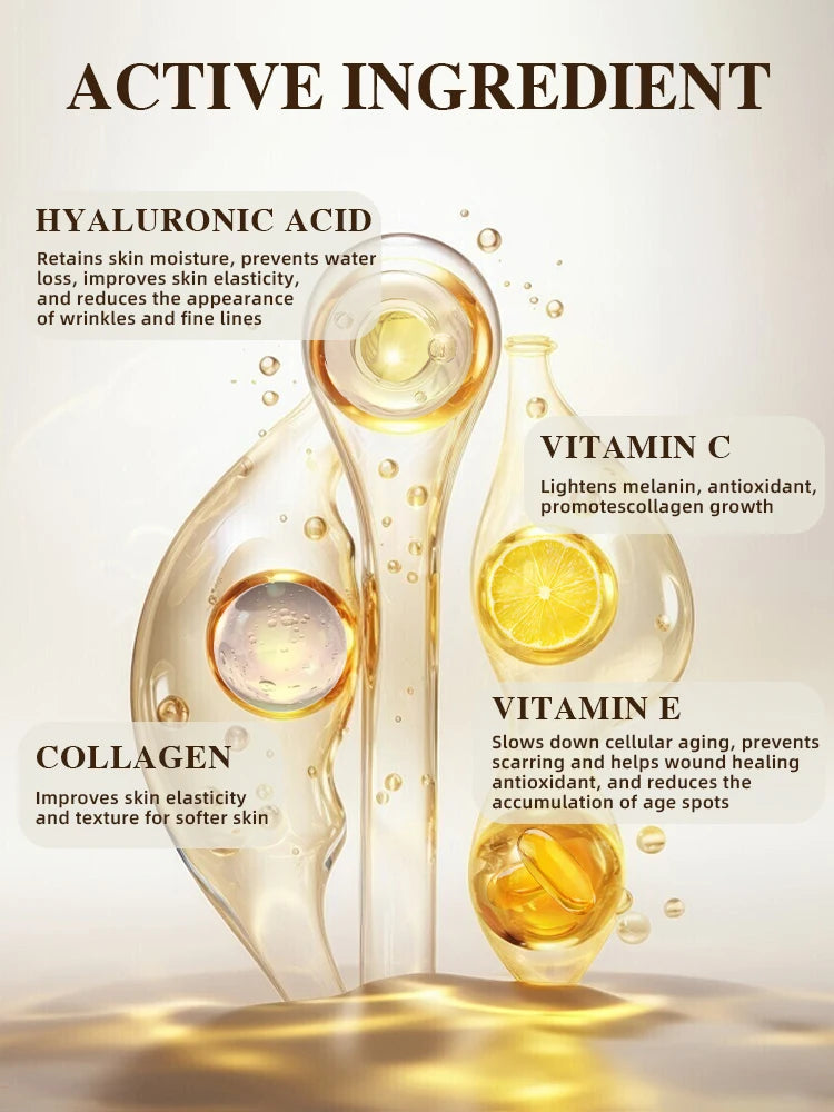 "5-en-1 Soins Anti-Âge : Sérum Niacinamide, Vitamine C, Crème, Toner, Nettoyant"