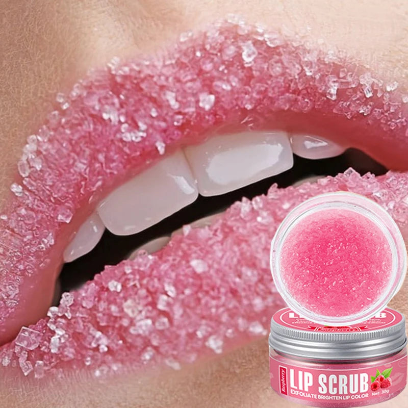 Fruit Flavor Lip Scrub - Removes Dead Skin, Reduces Lip Fine Lines, Anti-Dryness, Moisturizing, Repairing, Nourishes Lips, Lip Balm