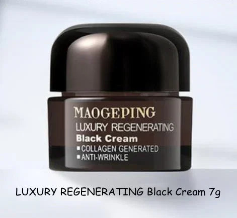 "Crème Noire Régénérante de Nuit MAOGEPING LUXURY : Hydratante, Nourrissante, Raffermissante, Réparatrice"