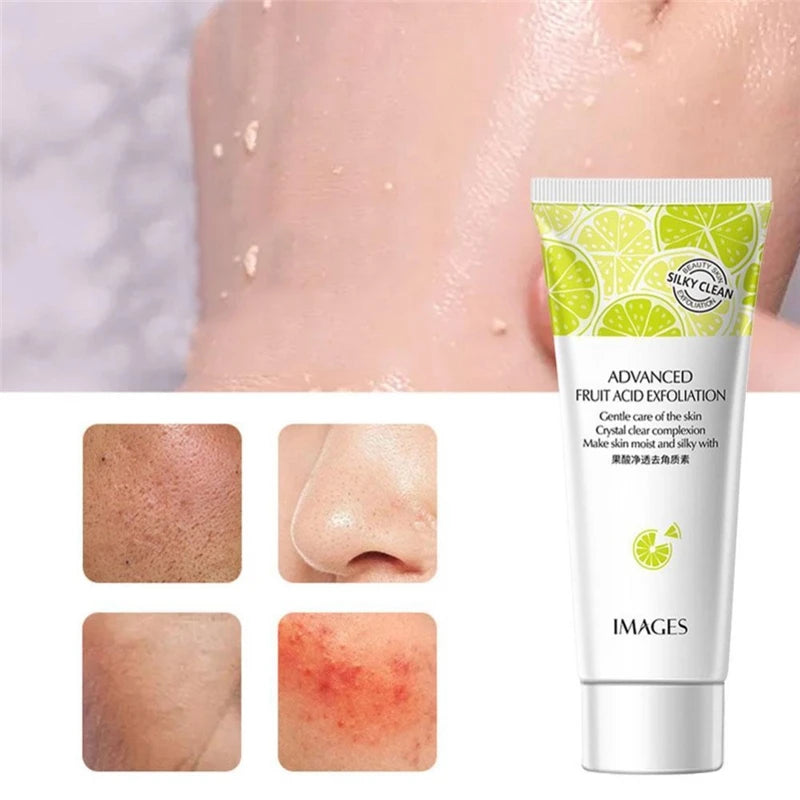 Fruit Acid Exfoliating Gel - Facial Cleanser &amp; Scrub