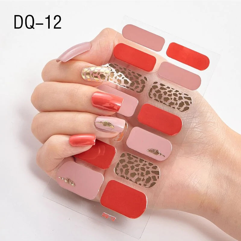 "Autocollants Nail Art Pailletés"